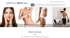 Desktop Screenshot of aaronsmithplasticsurgery.com